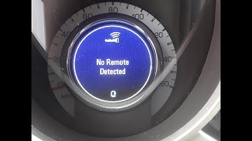 Cadillac SRX  "   No Remote Detected  "  Solution