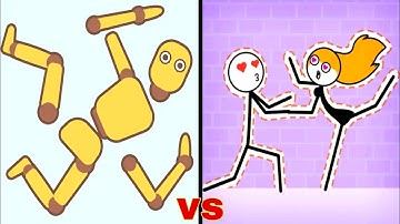 Ragdoll Break vs Through The Wall - Satisfying ASMR Gameplay Android , iOS