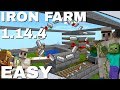 How to make an Iron Farm in Minecraft 1.14.4: Expandable Minecraft Iron Farm For Survival (Avomance)