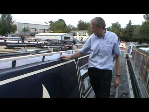 Different Types of Handrails on a Narrowboat