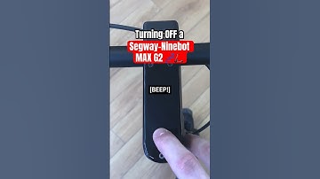 How to turn OFF a Segway-Ninebot MAX G2 💤🛴 #segway #ninebot