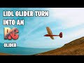 Lidl glider RC modification with folding propeller