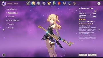 Windblume ode Fischl ( Genshin Impact F2P event Weapon )