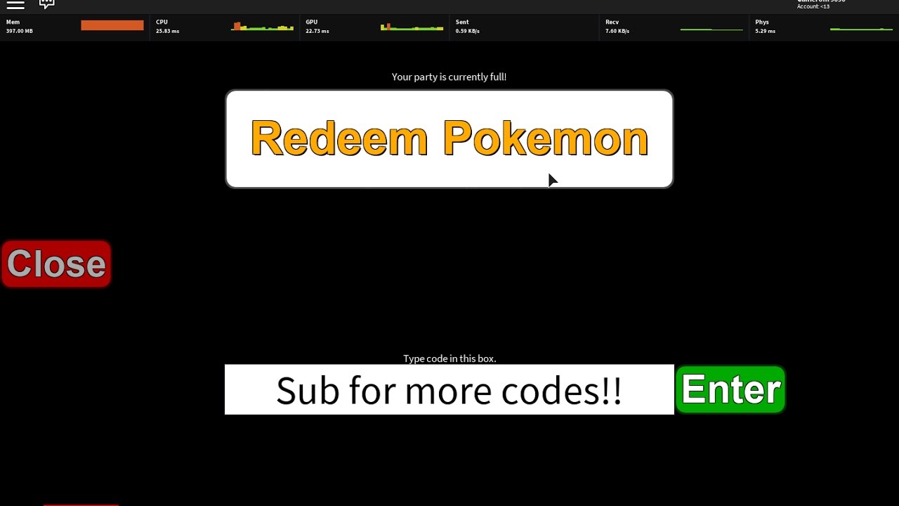 Code For Project Pokemon May 2017 Expired Youtube - codes for roblox project pokemon may 19 2017