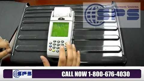 Stellar Payment Systems Nurit 8000 Wireless Credit Card Terminal Manual