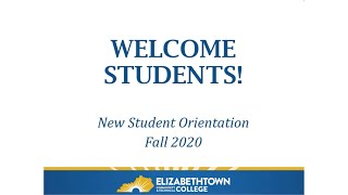 Important Information for Fall ECTC Orientation