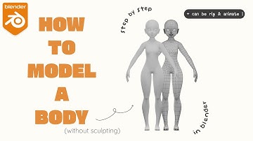Modeling a body in Blender (WITHOUT SCULPTING)