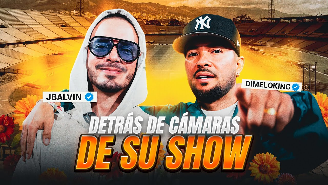 J BALVIN EN EXCLUSIVA con DimeloKing | Recorrimos su tarima en el Atanasio antes del show 🔥
