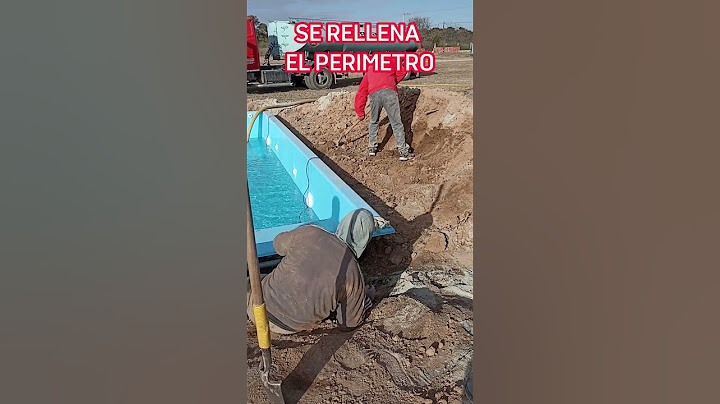 🏊¿Como se coloca una PILETA DE FIBRA DE VIDRIO?.Parte 1👷  #shorts #materialesdeconstruccion