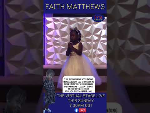 The Virtual Stage Live Guest Faith Matthews Reckless Love