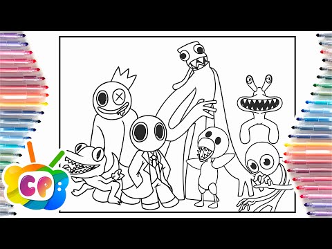 Orange Rainbow Friends Roblox in 2023  Coloring pages, Coloring pages for  kids, Drawings of friends