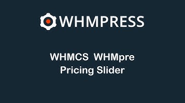 WHMCS  WHMpress Pricing Slider
