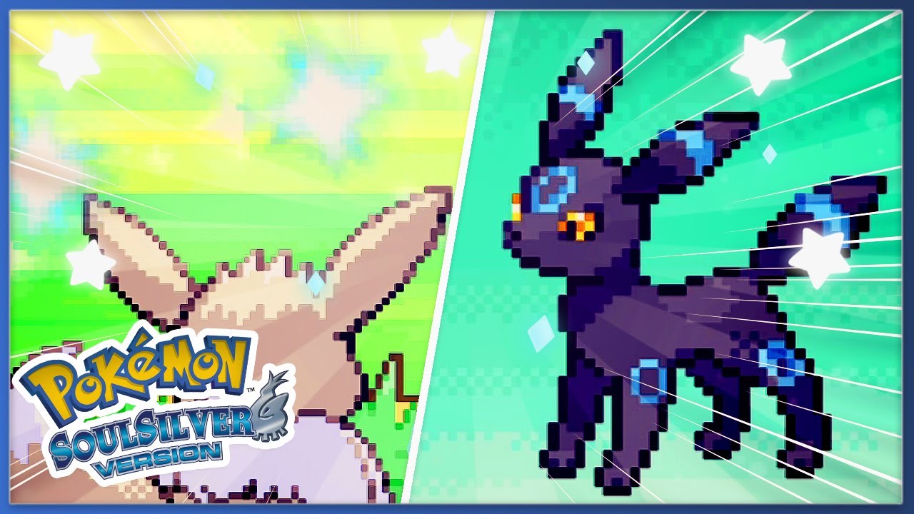 Pokémon Shiny Gold (GBA) - Evolução Eevee / Umbreon (Moon Stone) 