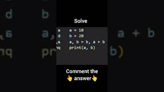 Python quiz🧠 solve and comment the answer.
