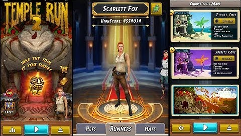 Temple Run 2 In A New Look | Character Scarlett Fox | Map Fall Jungle