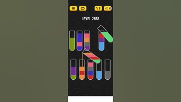 water sort puzzle - level 2858