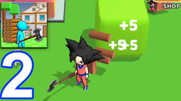 Craftheim - Lumberjack Island - Gameplay Walkthrough Part 2 (iOS, Android)