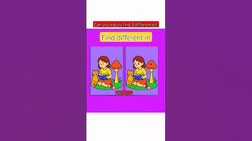 Find 3 differences easyly! #shorts