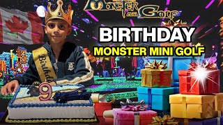 Birthday Celebration at Monster Mini Golf 🎂👾 | Kids Birthday Party