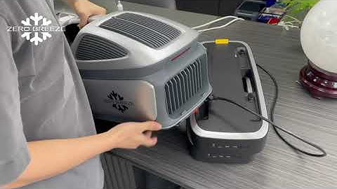 How two Mark 2 24V batteries power the Mark 3 AC #zerobreeze #portableac