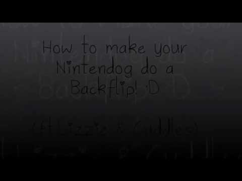 How to make your Nintendog do a backflip :3