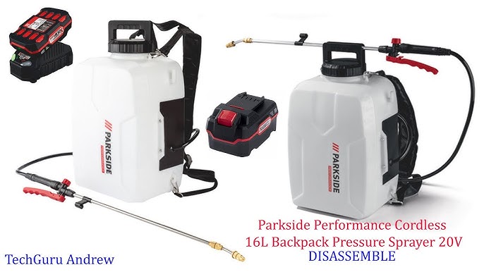 Parkside PDSA 20-Li B2 cordless sprayer test - YouTube