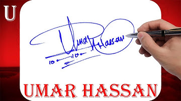 Umar Hassan Signature Style - U Signature Style - Signature Style of My Name Umar Hassan