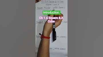 Introduction chapter 1 A Square & A Cube Maths Class 8 CBSE NCERT Ganita Prakash #newsyllabus #viral