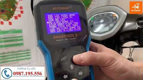 #11. AUTOSHOP SMARTTOOL: Hướng dẫn kết nối, phân tích dữ liệu động cơ xe Yamaha Grande (2013- 2016)