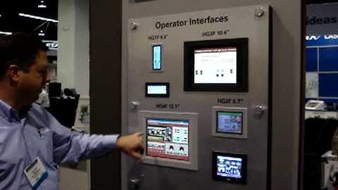 IDEC HMI Display at the 2009 ATX West Trade Show