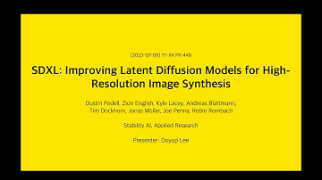 PR-448: SDXL: Improving Latent Diffusion Models for High-Resolution Image Synthesis