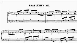 ABRSM DipABRSM Piano Repertoire No.1 Bach Prelude and Fugue Book 1 No.12 in F Minor BWV 857
