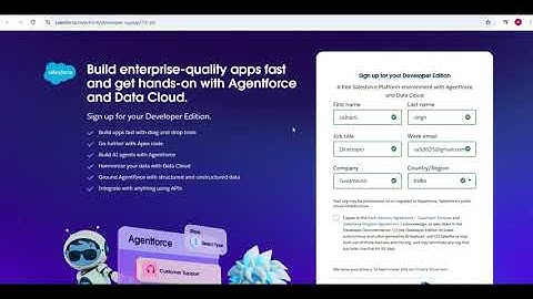 Salesforce Developer Org Creation | Step-by-Step for Beginners