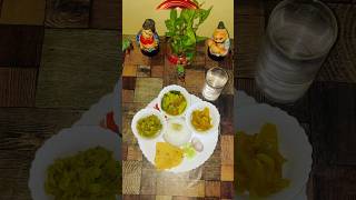Simple Desi Thali Plating 😍 | Homemade Indian Food 🍽️ #shorts #viral #trishabikram_1