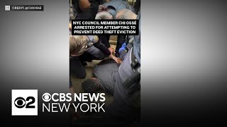 New York City Councilmember Chi Ossé arrested during protest