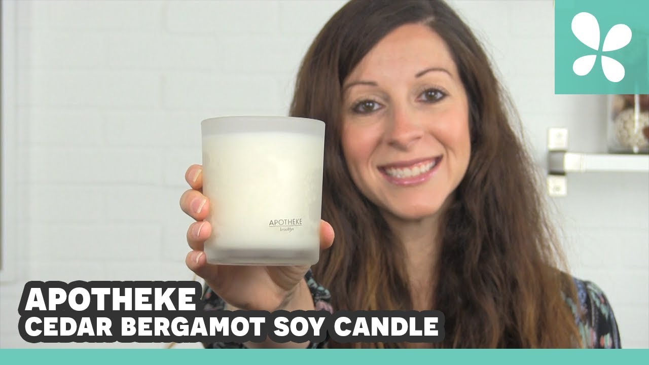 Apotheke Cedar Bergamot Candle – 100% Natural and Cruelty-Free Luxury Scent