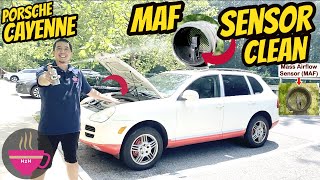 How to: MAF Sensor Clean 2005 Porsche Cayenne (955 3.2L V6 Engine)