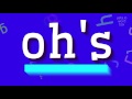How to say "oh
