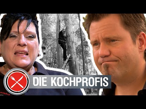 HÄRTEPROBE in großer Höhe 😮!!! Lässt Chris los? | Die Kochprofis - Einsatz am Herd