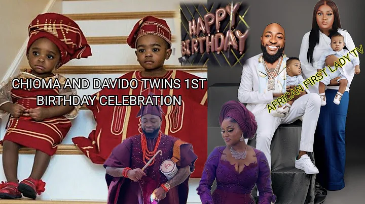 See How Davido & His wife Chioma Low-key Celebrate their Twins baby's as they Clock one year