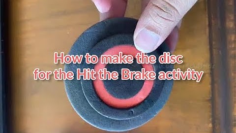 How to make the disc for the Hit the Brake Activity | Troubleshooting | Tinkle L | Butterfly Fields