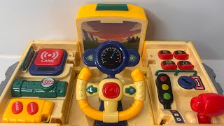 [ 🚌 Satisfying Toy Asmr🚌] School Bus Fidget Board Toy| Toy Unboxing| Toy Review