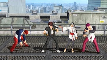 Orochi Iori vs Team Sacred Treasures - KOF ALL STAR