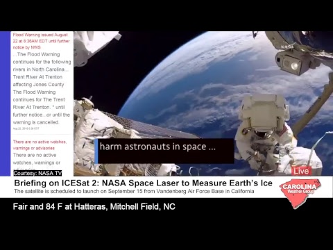 Briefing on ICESat 2: NASA Space Laser to Measure Earth’s Ice