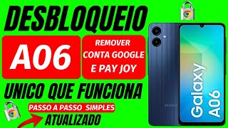 Grátis Como Remover Conta Google Galaxy A06 Samsung - Remoção Conta Google A06 Atualizado