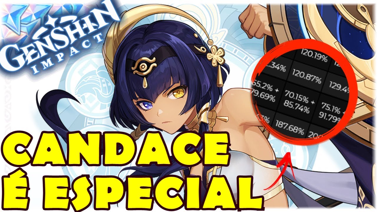 CANDACE É ÚNICA! BUFF INCRÍVEL DE HYDRO - GENSHIN IMPACT