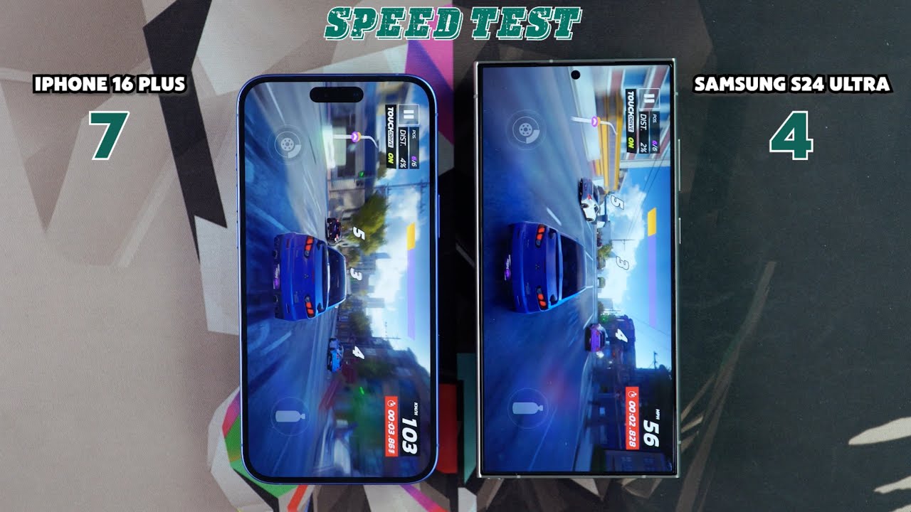 iPhone 16 Plus vs Samsung Galaxy S24 Ultra | Speedtest & Camera