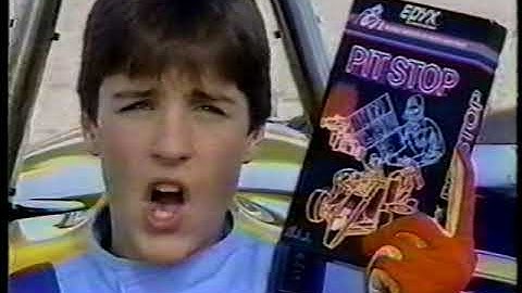 Pit Stop Video Game Commercial (1984)