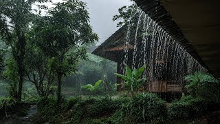 If You're Tired, Let the Rain Stay With You | Heavy Rain Sounds for Deep Sleep