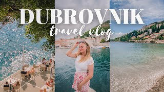 Exploring Dubrovnik 🏖 Old town, beaches & Lopud Island | Croatia travel vlog